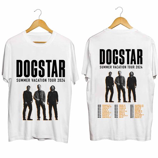 Dogstar Summer Vaction US Tour 2024 Shirt, Dogstar Band Fan Shirt, Dogstar 2024 Concert Shirt, Keanu Reeves 2024 Tour Tee