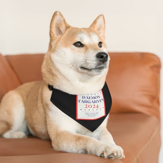 Daemon Targaryen Pet Bandana Collar, Daemon Targaryen 2024 Bandana Collar for Dog