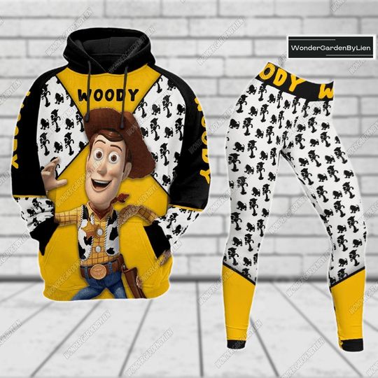 Woody Legging Hoodie Set, Woody Toy Story Hoodie, Disney Toy Story Legging, Disney Woody Womens Leggings, Toy Story Birthday Gift
