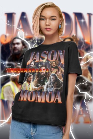 JASON MOMOA Shirt, Jason Momoa Vintage Shirt, Jason Momoa Retro 90s Tshirt, Jason Momoa Sweatshirt, Jason Momoa Longsleeve, Khal Drogo