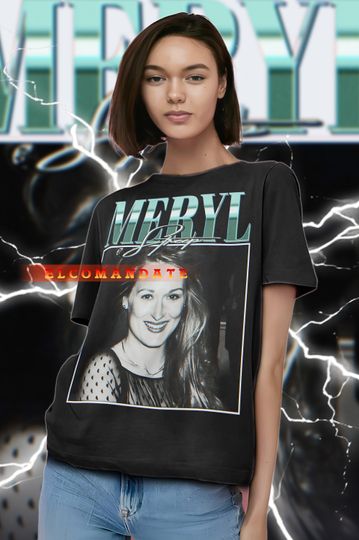 MERYL STREEP Homage Shirt, Meryl Streep Vintage Tshirt, Meryl Streep Fan Tees, Meryl Streep Retro 90s Sweater, Meryl Streep Merch Gift