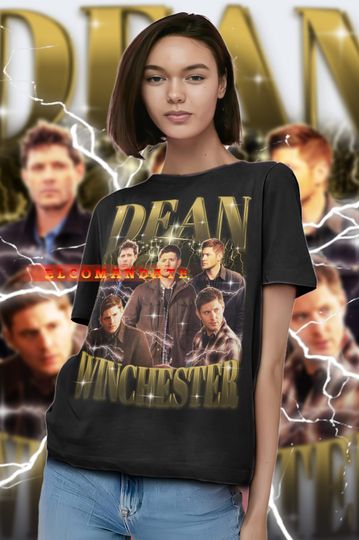 DEAN WINCHESTER Vintage Shirt, Dean Winchester Homage Tshirt, Dean Winchester Fan Tees, Dean Winchester Retro 90s Sweater, Dean Winchester