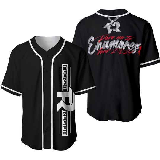 Fuerza regida Baseball Jersey, Light and airy fabric for maximum comfort, Streetwear