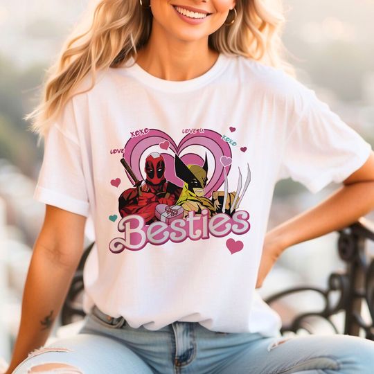 Best Friends Deadpool Wolverine Shirt, Deadpool and Wolverine Shirt, Deadpool 3 Movie Shirt, Marvel Best Friends, Avengers Friends shirt