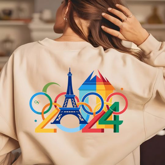 Paris Olympics 2024 Shirt | USA world games Shirt| Patriotic Clipart | world sports | hand drawn Shirt