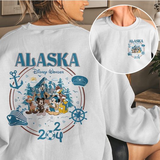 Mickey Cruise Line Shirt, Mickey And Friends Alaska Cruise Shirt, Magic Kingdom Pirate Captain Matching Cruise Trip Tee