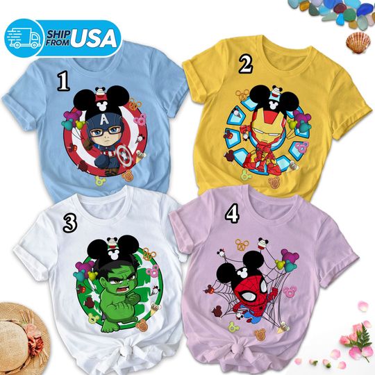 Baby Superheroes Snacks Shirt, Superheroes Group Shirt, Cute Baby Superheroes Matching Tee, Superheroe Snack Shirt For Kid