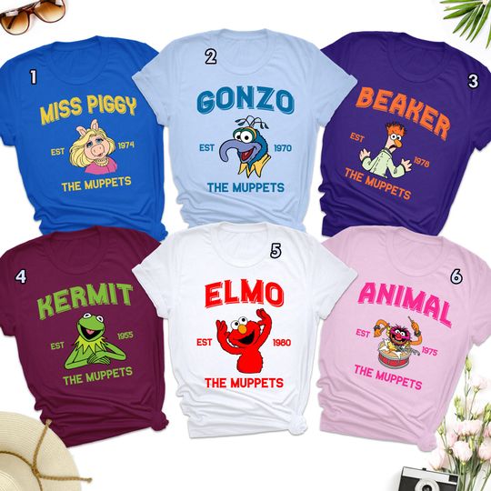 Personalized Characters Matching Shirt, Characters Family Matching Shirt, Custom Family Birthday Party Gift, Musical Movie