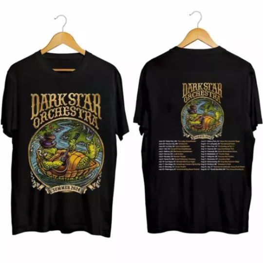 Dark Star Orchestra Summer Tour 2024 Shirt, 2024 Music Tour Cotton Shirt, Gift For Fans