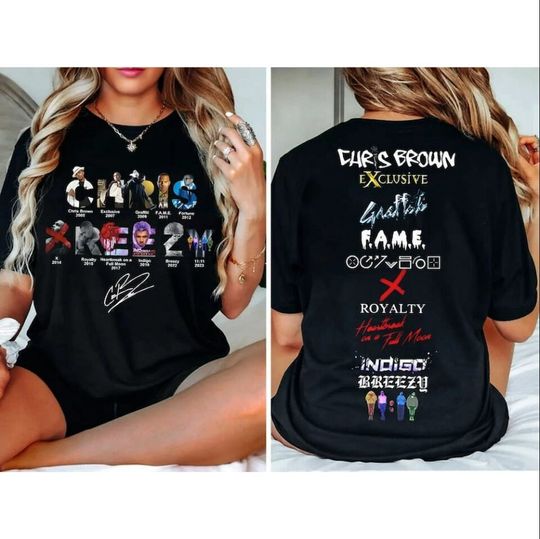 Chris Brown 11:11 Tour 2024 Shirt, Chris Brown Shirt, Chris Brown Breezy Shirt, 11 11 Vintage Shirt, Chris Brown 11 11 Tour Tee