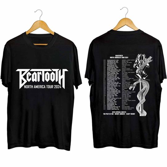 Beartooth North American Tour 2024 Shirt, Beartooth Concert 2024 Shirt, Beartooth Tour 2024 Shirt, Beartooth Band Fan Shirt