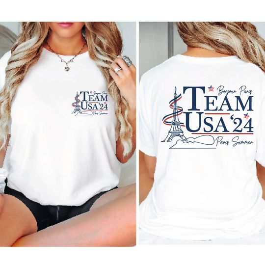2024 Paris Shirt, USA Eiffel Tower T-Shirt, USA 2024 T-Shirt, USA Team Shirt, Paris France Shirt, Paris Games Shirt, Unisex T-Shirt, RRG482
