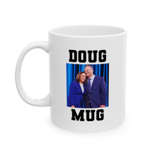 Doug Mug Kamala Harris president vice president first man election presidential