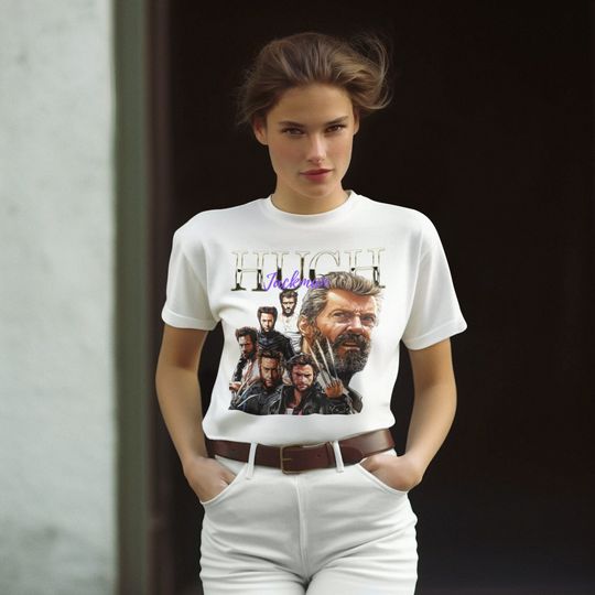 Retro 90s Wolverine Bootleg Shirt,Hugh Jackman Shirt,Gift Movie Hugh Jackman T-Shirt, Bootleg Hugh Jackman,Hugh Jackman Tee,Wolverine Tshirt