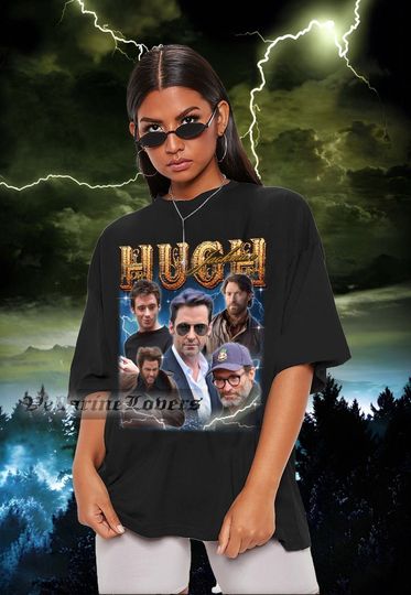 Hugh Jackmann Vintage Shirt | Hugh Jackmann Homage Tshirt | Hugh Jackmann Fan Tees | Hugh Jackmann Retro 90s | Hugh Jackmann Merch