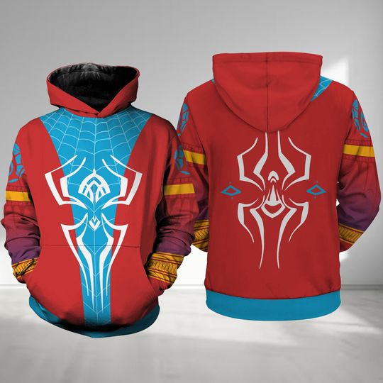 Spider-Man Superhero Cosplay Costume Shirt, Spooky Season Pavitr Prabhakar Halloween Costume For Family Group T Shirt, Hero Hoodie