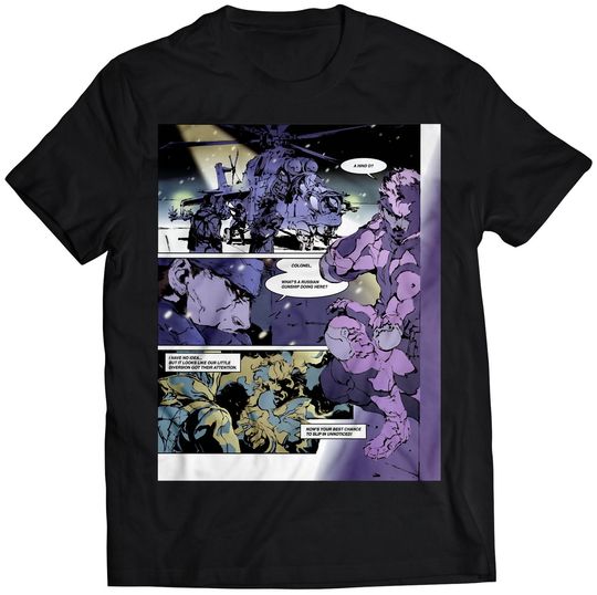 Hind D Russian Gunship MGS Snake Premium Unisex T-shirt, Vintage 90s Short Sleeve Shirt