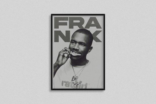 Frank Ocean Poster - Frank Poster - Pop Music Wall Art - Digital Print - Album - Pop Culture Print - Frank Ocean Print