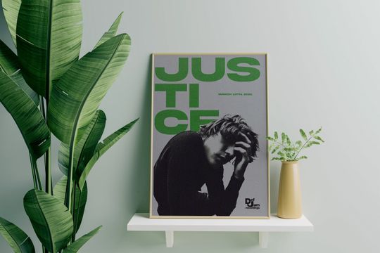 Justin Bieber Poster - Bieber Poster - Pop Music Wall Art - Digital Print - Gift - Justice Album Print - Justin Bieber Print