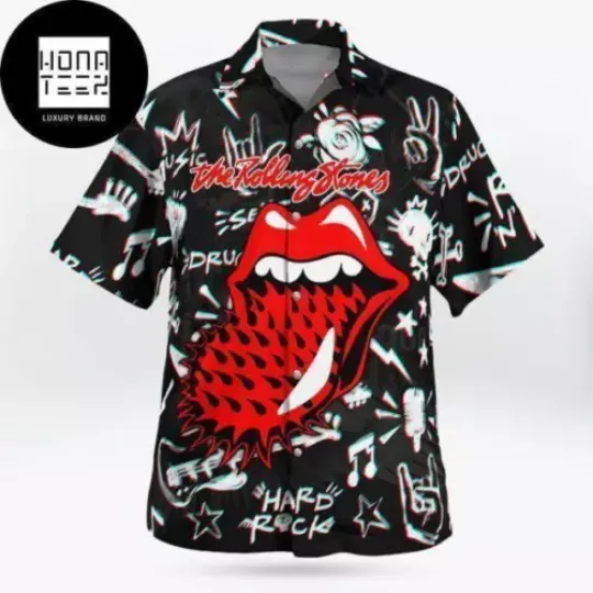 The Rolling Stones Hackney Diamonds Tour 2024 Hawaiian Shirt