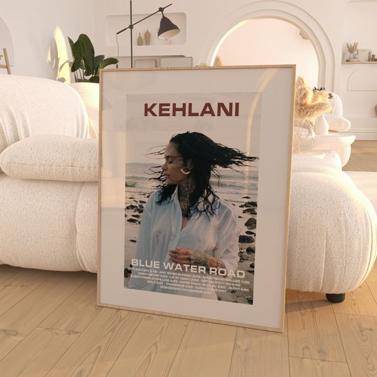 Kehlani Poster | Minimalist Music Poster | Vintage Retro Art Print | Wall Art Print | Home Decor