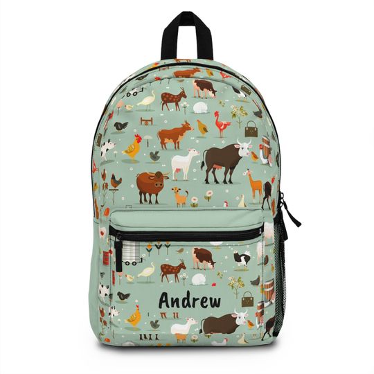 Personalized Durable Kids Animal Backpack for School - Lightweight & Waterproof