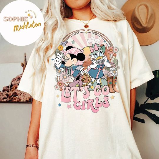 Vintage Minnie Daisy Cowgirls shirts, Disney Besties shirt, Long Live Cowgirls, Disney Girls Trip shirt, WDW Disneyland Matching Trip 2024