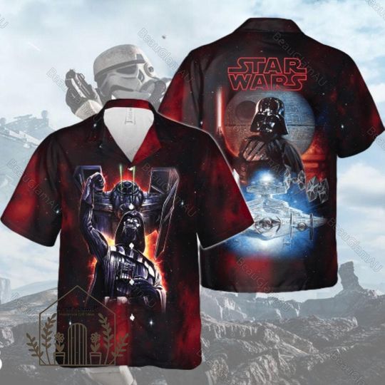 Halloween Star Wars Hawaiian Shirt, Disney Star Wars Button Shirt