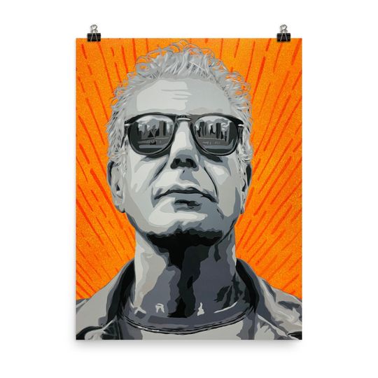 Anthony Bourdain Poster Print