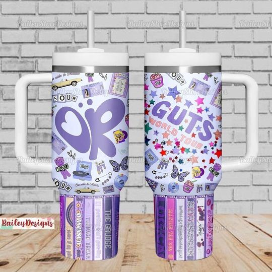 Olivia Rodrigo Tumbler 40oz, Olivia Rodrigo Tumbler Cup, Olivia Stainless Tumbler, Rodrigo Insulated Tumbler, Olivia Coffee Tumbler