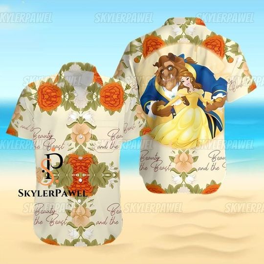 Beauty And The Beast Hawaiian Shirt, Beauty And The Beast Shir