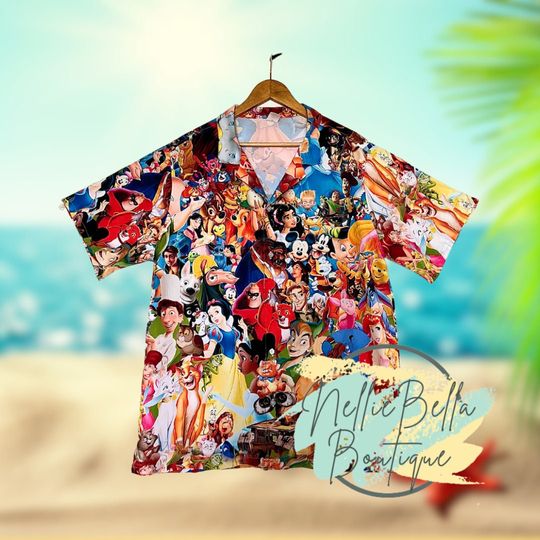 Disney World Aloha Hawaiian Shirt, Hawaiian Shirt Tropical, Shirt For Adults