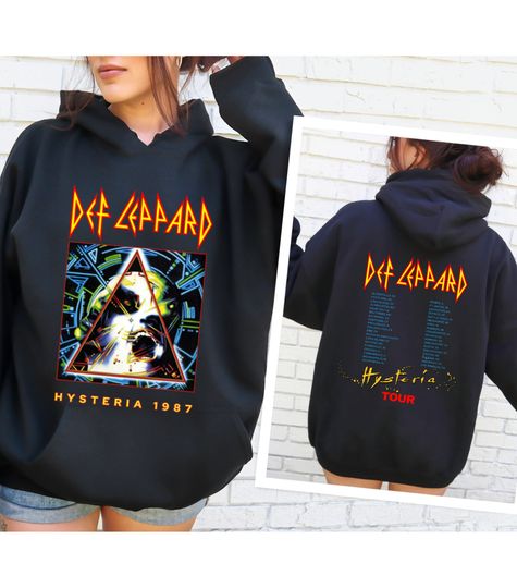Def-Leppard And Journey Summer Stadium Tour 2024 Unisex Hoodie Graphic Design Gifts For Fans