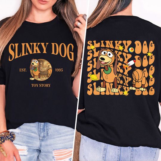 Toy Dog Shirt, Orange Dog Toy Birthday Shirt, Groovy Toy Character Matching Shirt, Funny Cartoon Dog Shirt, Toy Dog Trip Outfit RE