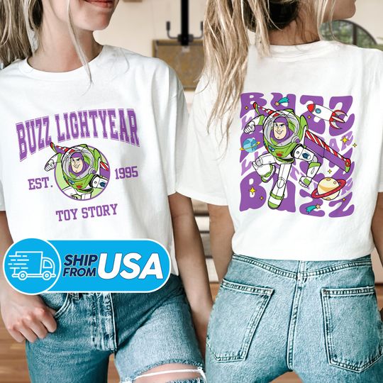 Lightyear Est 1995 Toy Shirt, Toy Adventure Movie Shirt, Infinity and Beyond Shirt, Funny Toy Family Matching Trip Tee, Toy Group Shirt RE