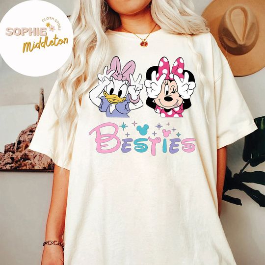Minnie Daisy Disney With My Bestie Shirt, Disney Minnie and Daisy Shirt, Disney Besties Shirt, Disneyworld Shirt, Disney Shirt