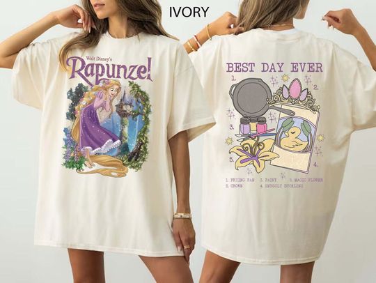 Vintage Disney Tangled Rapunzel Shirt, Disney Princess Shirt, Princess Rapunzel Flynn Rider, Lost Princess Shirt
