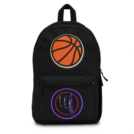 Back to school backpack, University bookbag, gift for basketball player, basketball backpack