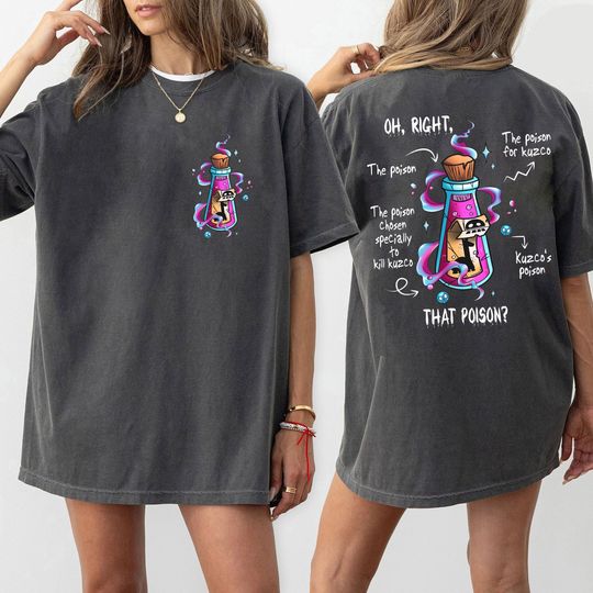 Vintage Oh Right That Poison Llama Poison For Kuzco Shirt, The Emperor's New Groove Disney Shirt, Disneyland Trip