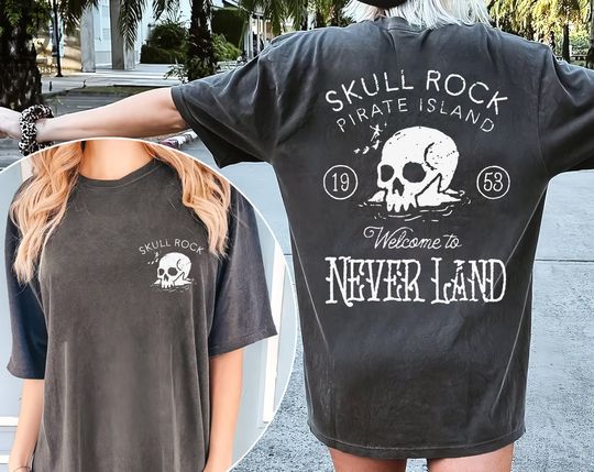 Vintage Disney Peter Pan Skull Rock Never Land Shirt, Disney Peter Pan, Darling Flight Neverland Shirt, Tinker Bell, Disney Shirts