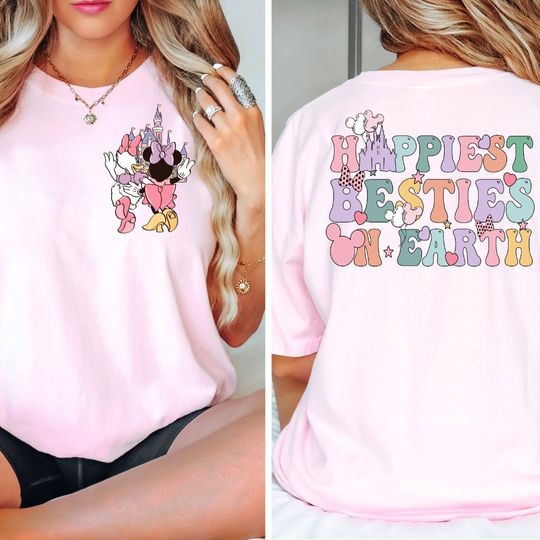 Minnie Daisy Disney With My Bestie Shirt, Disney Minnie and Daisy Shirt, Disney Besties Shirt, Disneyworld Shirt, Disney Shirt