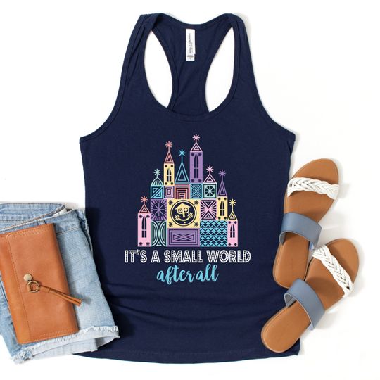 It's A Small World After All Tank Top, Disney World Tank Top, Disney Tank, Disneyland Tank Top, Magic Kingdom Tank Top