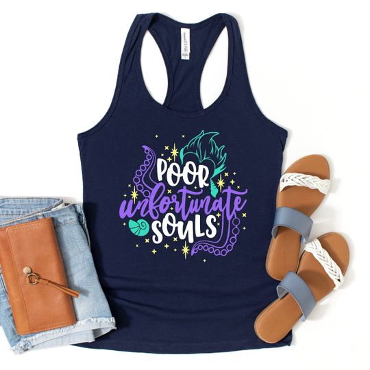 Poor Unfortunate Souls Ursula Tank Top, Boo Bash Tank Top, Disney Halloween Tank, Mickey's Halloween Party Tank Top