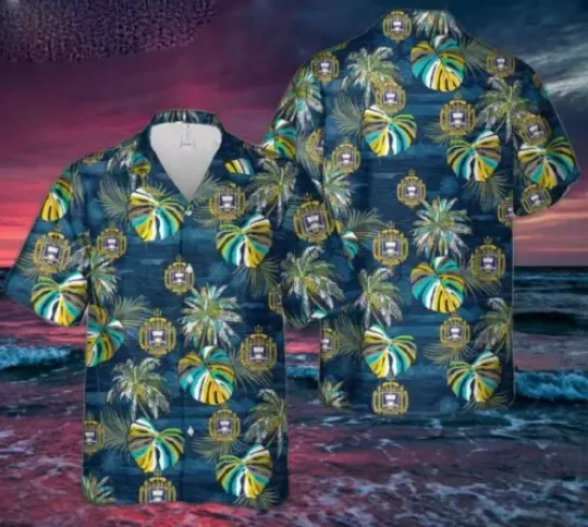 The United States Naval Academy Hawaiian Shirt All Sizes