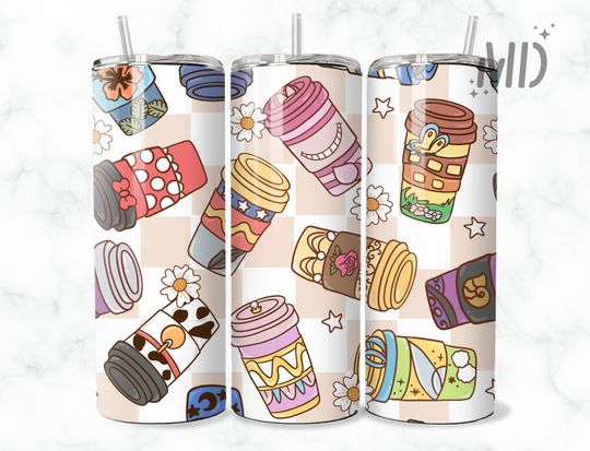 Coffe Tumbler Magical Snacks  , Snacks Skinny Tumbler 20oz, Halloween Tumbler Wrap 20oz