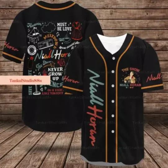 Niall Horan The Show Tracklist Jersey, Niall Horan Tour 2024 Jersey Shirt