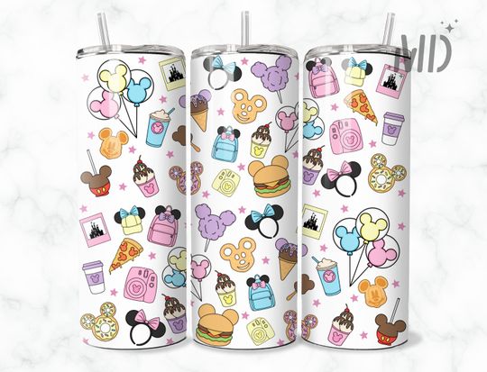 Magical Snacks png, Snacks Skinny Tumbler 20oz, Halloween Tumbler Wrap 20oz