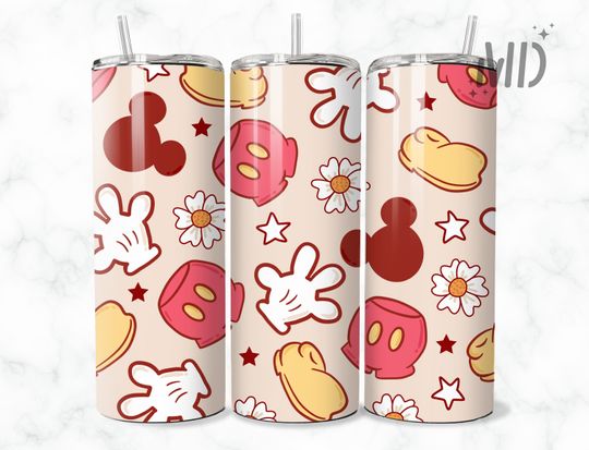 Snacks Skinny Tumbler 20oz, Magical Mouse Tumbler Wrap 20oz