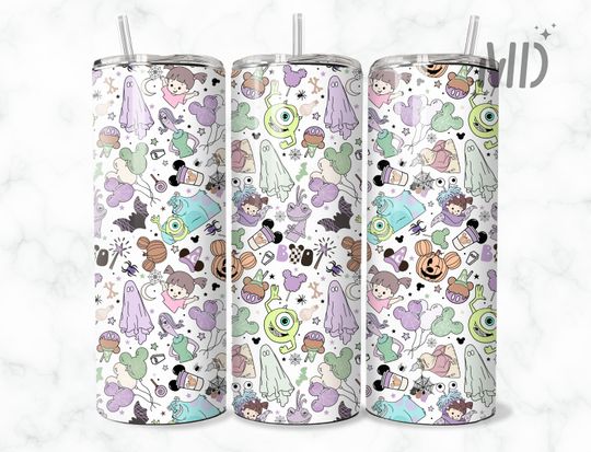 Magical Snacks  , Snacks Skinny Tumbler 20oz, Halloween Tumbler Wrap 20oz