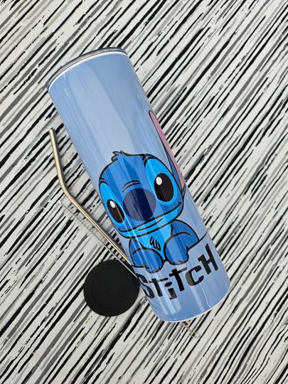 Stitch Tumbler 20 oz. Stainless Steel | Lilo and Stitch Tumbler | Disney Tumbler